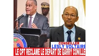 LE CPT RÉCLAME À TOUT PRIX LE DÉPART DU PREMIER MINISTRE GARRY CONILLEKI KOTE PETI SA PRALE🇭🇹 [upl. by Udenihc]