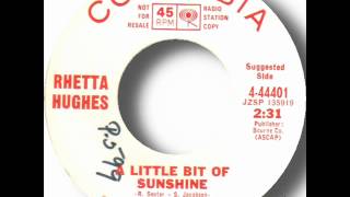 Rhetta Hughes  A Little Bit Of Sunshinewmv [upl. by Salmon]