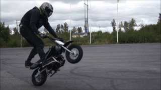 TSF  BSE 70cc minibike stunts [upl. by Chryste620]