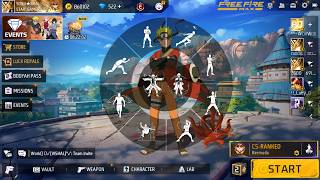 FREE FIRE x NARUTO 💀👉 2025 [upl. by Atinuj]