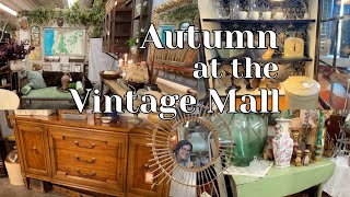 Shop With Me at a Vintage Fall Show  furniture amp home decor [upl. by Marylinda]