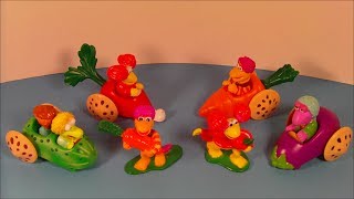 1987 JIM HENSONS FRAGGLE ROCK FULL SET OF 6 McDONALDS HAPPY MEAL COLLECTIBLES VIDEO REVIEW [upl. by Namlak]