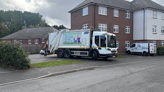 Dennis Elite 6 Refuse Truck on Recycling HWG [upl. by Adnorhs]