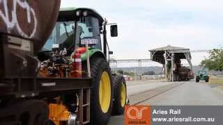 Hyrail shunt tractor Hi Rail tractor [upl. by Ecitnirp]