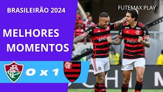 Fluminense 0 x 1 Flamengo  Melhores Momentos COMPLETO  Brasileirão 2024 [upl. by Annirak872]