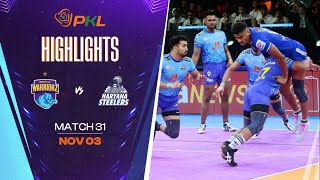 Match Highlights Bengal Warriorz vs Haryana Steelers  November 3  PKL Season 11 [upl. by Nueovas]