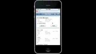 JD Edwards EnterpriseOne Mobile Requisition Self Service Approval Demo [upl. by Walls]