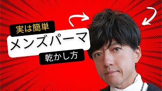 ウィッグの乾かし方（パーマ編）※メンズパーマの乾かし方全般にも使えます。 [upl. by Garretson]