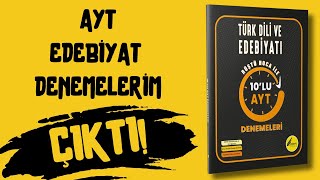 AYT EDEBİYAT DENEMELERİM  ÇIKTI [upl. by Fredkin]