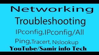 Network Troubleshooting using Tools the Command Prompt Utility [upl. by Udele303]