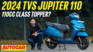 2024 TVS Jupiter 110 review  Huge update for TVS bestseller  First Ride  Autocar India [upl. by Leonhard]