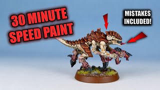 Speed Painting a Termagant in Under 30 Minutes A Warhammer 40k Leviathan Painting Tutorial [upl. by Ludvig180]