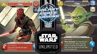 Maul ECL vs Yoda Red  SWU03 Meta  Direct Damage Games Locals POV [upl. by Meyeroff]