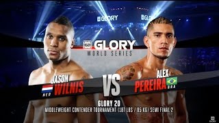 GLORY 20 Jason Wilnis vs Alex Pereira Full Video [upl. by Juster]