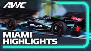 Miami Grand Prix Race Highlights  AWC S3 R10 [upl. by Naejamron187]