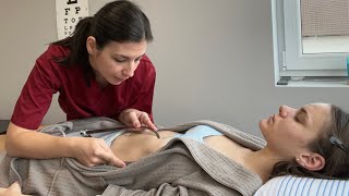 ASMR Abdominal Physical Assessment amp Massage  Feet Exam Babinski amp Tuning Fork Tests [upl. by Rabi]