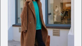 Max Mara Teddy coat Maxi look book inspiration [upl. by Jerrome]