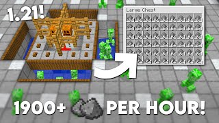 Minecraft Easy CREEPER Farm 121 Tutorial  1900 Gunpowder Per Hour [upl. by Ettedanreb]