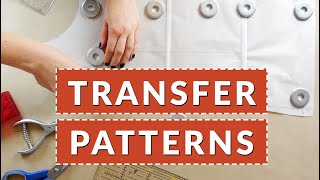 Transfer Sewing Patterns to Sturdy Paper The Quick amp Easy Method [upl. by Bondon]