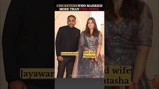 Cricketers who married more than two times cricket ipl trending cricketlover [upl. by Haceber]