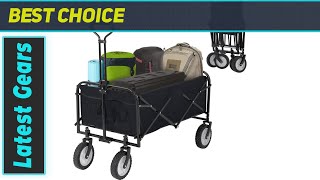 Collapsible Folding Wagon Ultimate Grocery amp Outdoor Companion [upl. by Schriever]