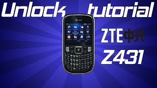 ZTE Z431 Unlock tutorial by DCUnlocker [upl. by Esorlatsyrc]