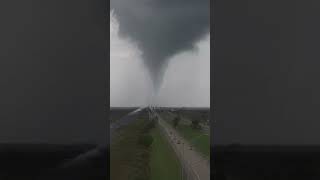 A Massive Tornado seen in Florida Highway l Amazing Video No13 [upl. by Kristel]