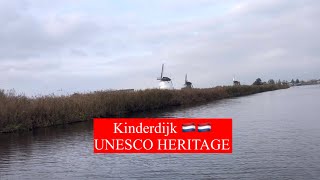 Boat Tour in Kinderdijk UNESCO HERITAGE 🇳🇱 [upl. by Silvana]