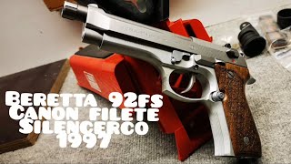 Review beretta 92fs de 1997 canon fileté silencerco [upl. by Agon828]