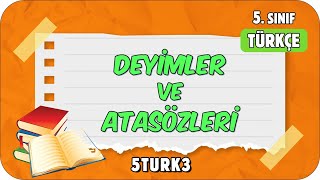 Deyimler ve Atasözleri 📙 tonguçCUP 1Sezon  5TURK3 2024 [upl. by Bevvy]