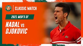 Djokovic vs Nadal 2021 Mens semifinal  RolandGarros Classic Match [upl. by Jerrome]