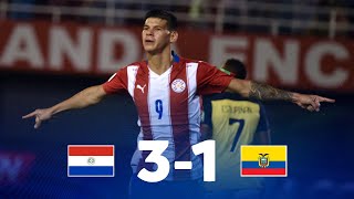 Eliminatorias  Paraguay 31 Ecuador  Fecha 17 [upl. by Norga425]