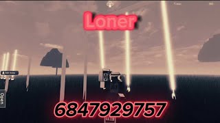 Loner  JEMEX Working Roblox id [upl. by Nitsugua]