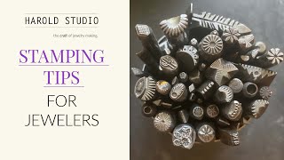 Stamping tips for silversmiths [upl. by Ayat]