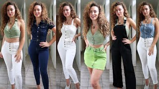 Nasty Gal Try On Haul All Things Denim [upl. by Remas]