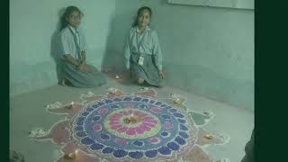 Rangoli Competition in St Ford Public School Bari Pahari patna [upl. by Anavahs637]