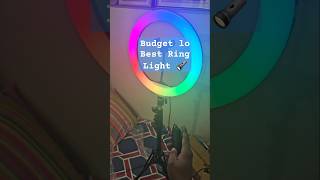 Budget lo best Ring light for taking studio Quality Pics 📸 ytshorts ringlight selfielight [upl. by Gilder]