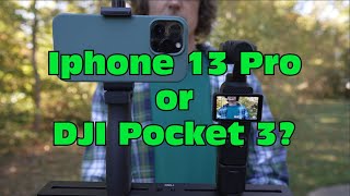 DJI Pocket 3 vs IPhone 13 Pro  4K60fps [upl. by Winikka]