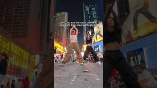 lisa  rockstar kiel tutin choreo in times square [upl. by Ahtnamas806]