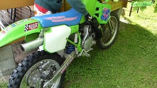 How to Start KX500 ColdStart amp Warmup [upl. by Gnus941]