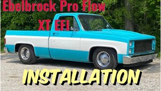 Jims Squarebody Gets a Edelbrock EFI System [upl. by Cyrille]