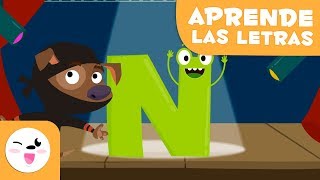 Sìlabas con N para Niños con Mùsica NA NE NI NO NU Syllables with N for Children [upl. by Anahpos791]