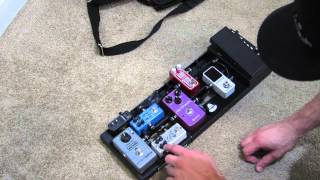 My Mini Pedaltrain Pedalboard NonDemo Walkthrough [upl. by Kannan823]