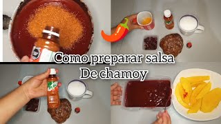 como preparar salsa de chamoy [upl. by Costello]