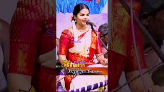 🎀பேதில போவான் கரண்டு 🍊🍊கலையரசி madhavivillisai Shortvideo saraltv villupattu [upl. by Nyar]