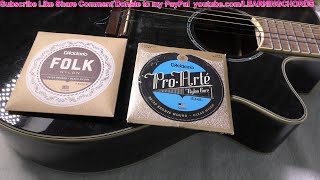 DAddario Nylon Classical Guitar Strings EJ43 VS EJ48 How To Restring Classical Guitar REVIEW [upl. by Zillah]