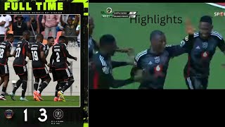 CHIPPA UNITED VS ORLANDO PIRATES HIGHLIGHTS NEDBANK SEMIFINALS [upl. by Antonia]