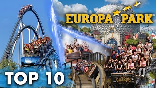 TOP 10 Fahrgeschäfte im Europa Park 2024 [upl. by Moses755]