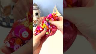 The Most Satisfying Button Crunch Slime ASMR slime slimevideo [upl. by Aunson]