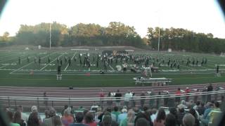 Stoughton HS Marching Black Knights and Color Guard September 27 2014 Pt2 [upl. by Tsenre]